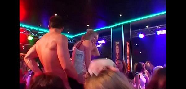  Yong girls in club are fucked hard by mature mans in arse and puss in time